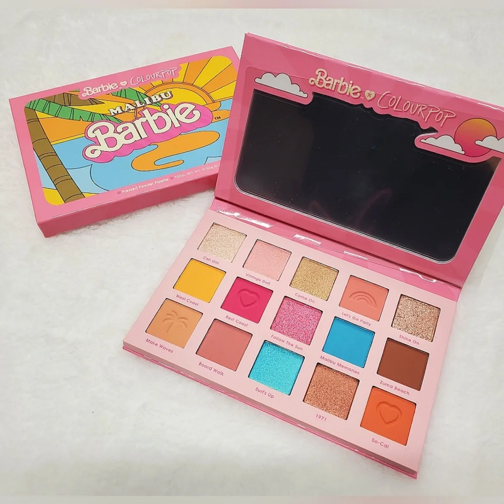 New Limited Edition ColourPop Malibu Barbie Eyeshadow Palette